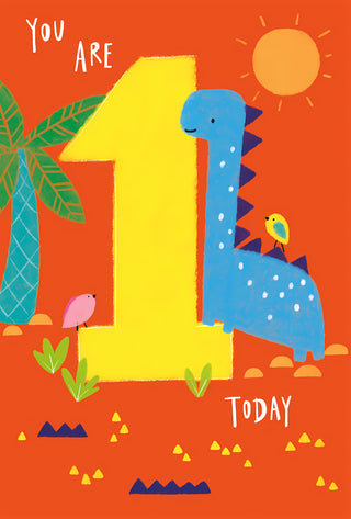 Age 1 Male - Greeting Card