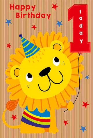 Age 1 Male - Greeting Card