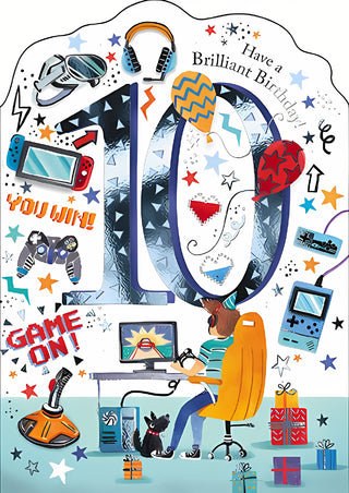 Age 10 Male - Greeting Card