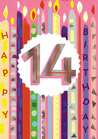 Age 14 Female - Greeting Card