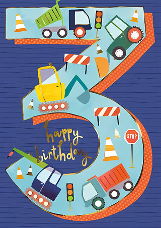 Age 3 Male - Greeting Card