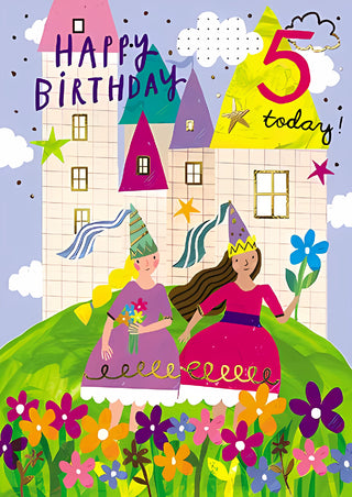 Age 5 Female - Greeting Card