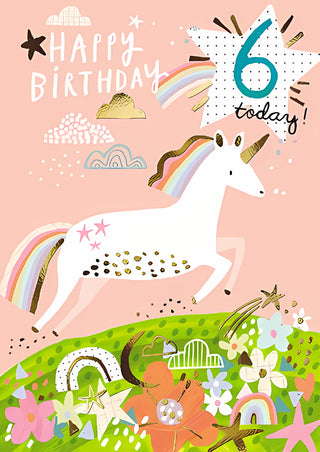 Age 6 Female - Greeting Card