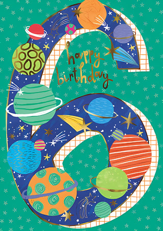 Age 6 Male - Greeting Card