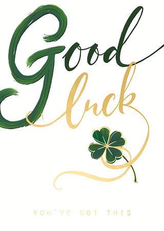 Good Luck - Greeting Card
