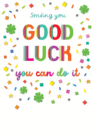 Good Luck - Greeting Card