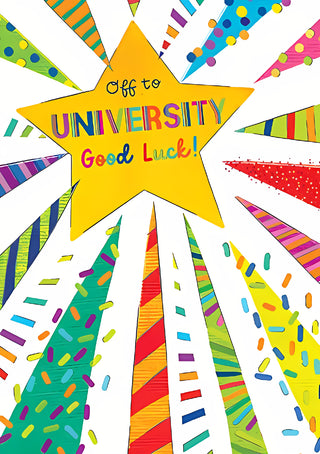 Off to University - Greeting Card
