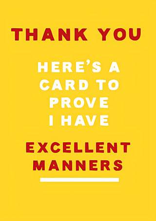 Thank You - Greeting Card
