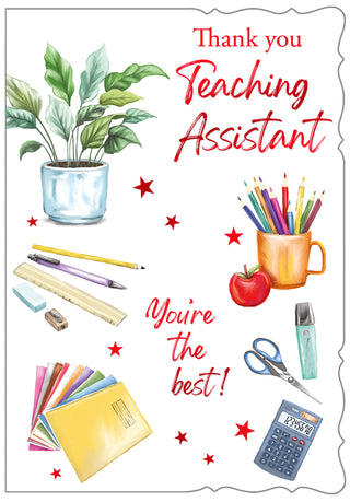 Thank You Teaching Assistant - Greeting Card