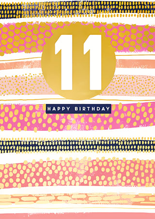 Age 11 Female - Greeting Card