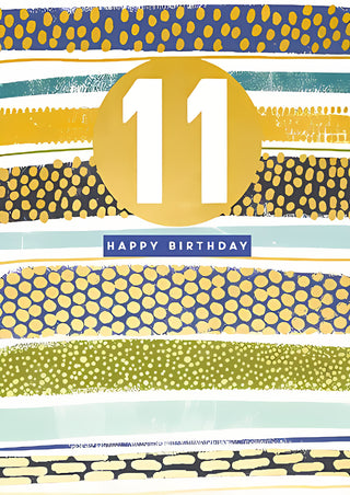 Age 11 Male - Greeting Card