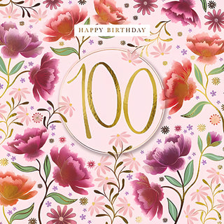 Age 100 Female - Greeting Card