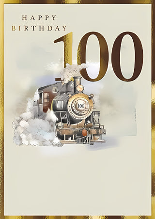 Age 100 Male - Greeting Card