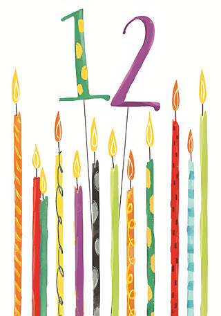 Age 12 Male - Greeting Card
