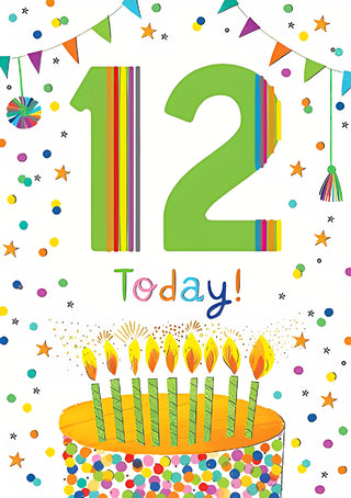 Age 12 Open - Greeting Card