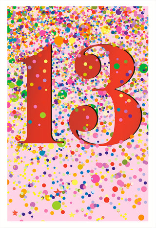 Age 13 Female - Greeting Card