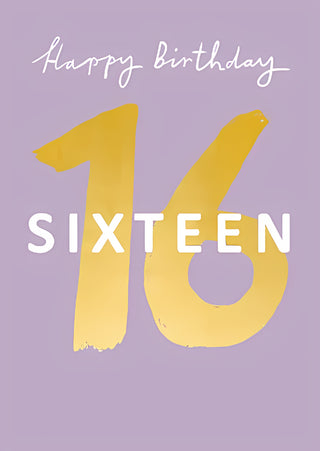 Age 16 Female - Greeting Card