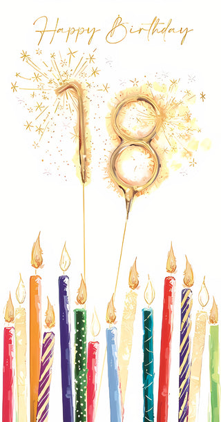 Age 18 Male - Greeting Card