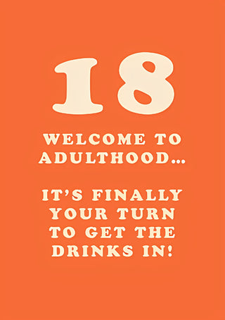 Age 18 Open - Greeting Card