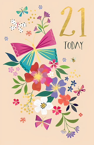 Age 21 Female - Greeting Card