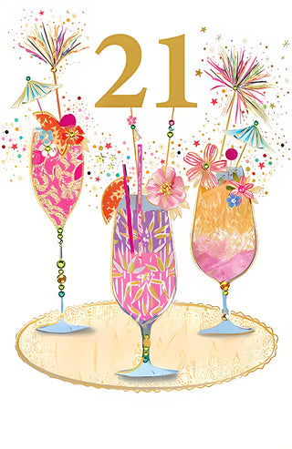 Age 21 Female - Greeting Card