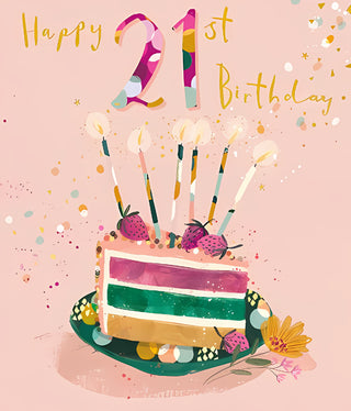 Age 21 Female - Greeting Card