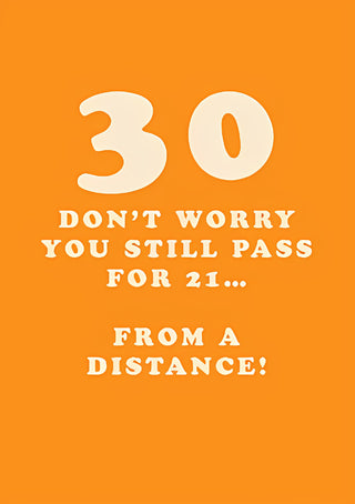 Age 30 Open - Greeting Card
