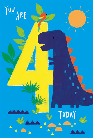 Age 4 Male - Greeting Card