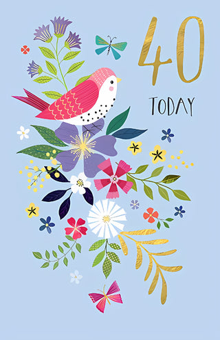 Age 40 Female - Greeting Card