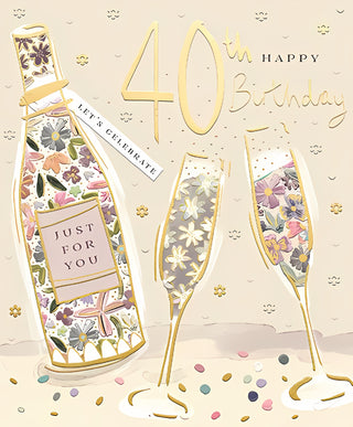 Age 40 Female - Greeting Card