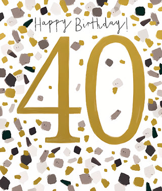 Age 40 Male - Greeting Card
