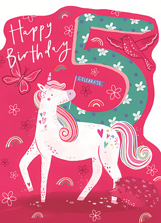 Age 5 Female - Greeting Card