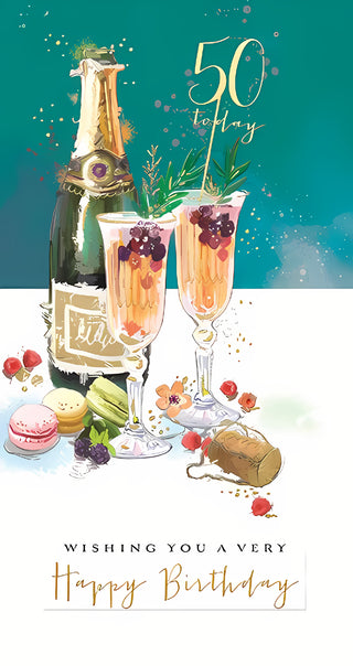 Age 50 Female - Greeting Card