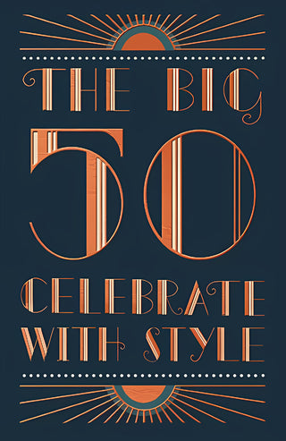 Age 50 Male - Greeting Card