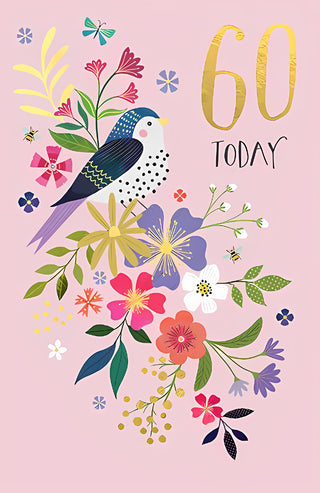 Age 60 Female - Greeting Card
