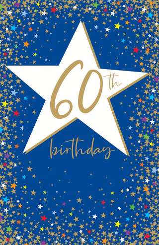 Age 60 Male - Greeting Card