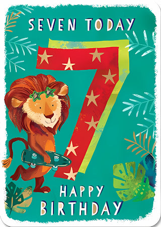 Age 7 Male - Greeting Card