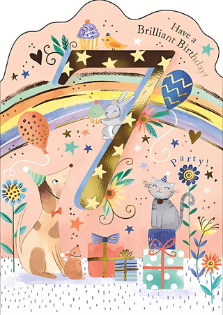Age 7 Female - Greeting Card