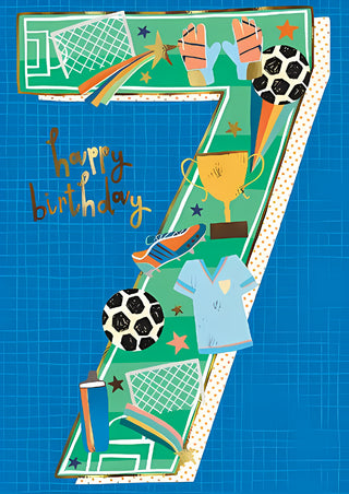 Age 7 Male - Greeting Card