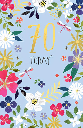 Age 70 Female - Greeting Card