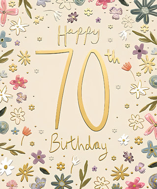 Age 70 Female - Greeting Card