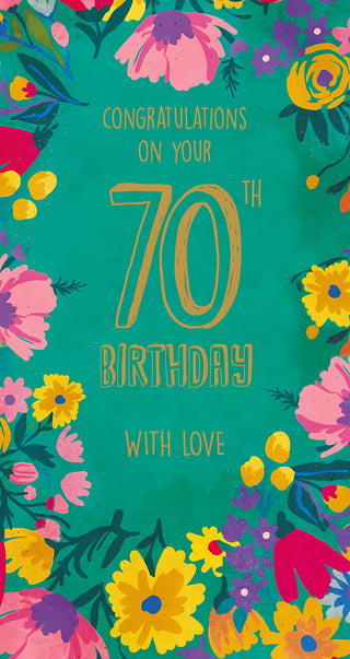 Age 70 Female - Greeting Card