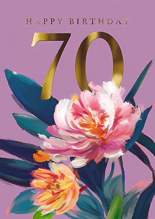 Age 70 Female - Greeting Card