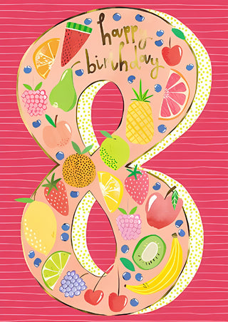 Age 8 Female - Greeting Card