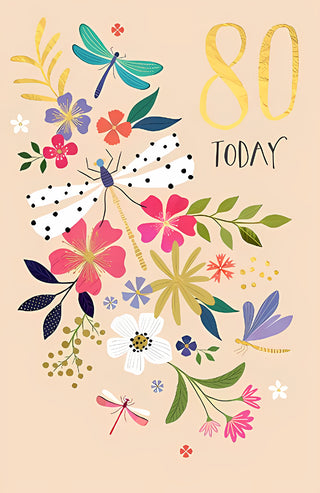 Age 80 Female - Greeting Card