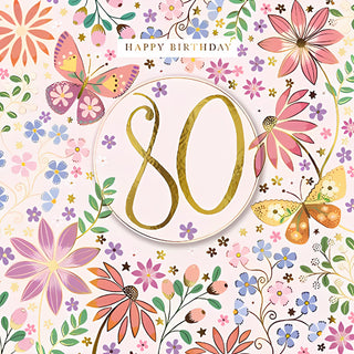 Age 80 Female - Greeting Card