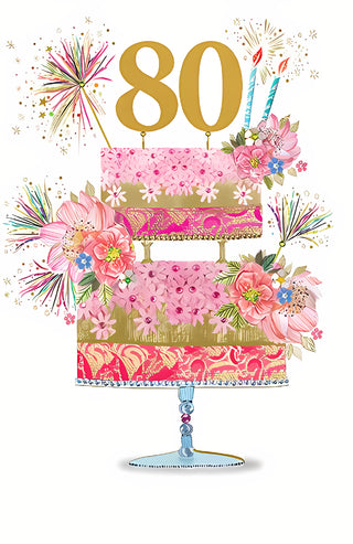 Age 80 Female - Greeting Card