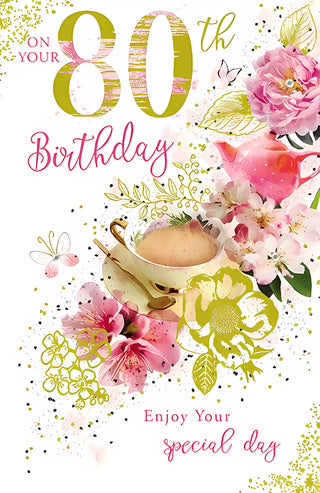 Age 80 Female - Greeting Card