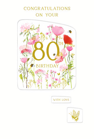 Age 80 Female - Greeting Card