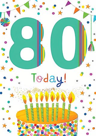 Age 80 Open - Greeting Card
